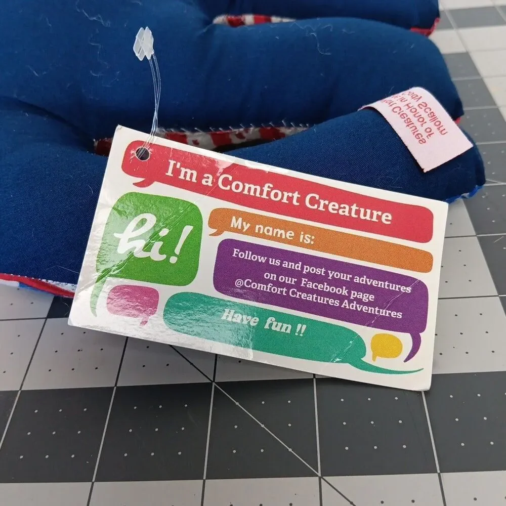 Comfort Creatures Adventures Handmade Plush As Seen on FB Military Care